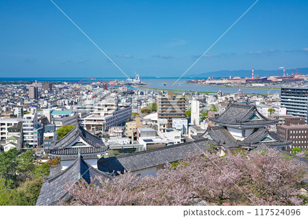 [從和歌山城俯瞰和歌山市] 和歌山縣和歌山市 117524096
