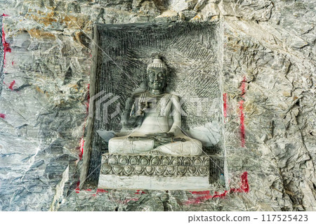 Wat Khao Tham Thiam is landmark in Thailand Wat Khao Tham Thiam is landmark in Thailand 117525423