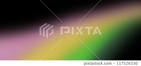 Abstract background with green pink yellow gradient on dark background, grain, grunge noise, website banner design, copy space Abstract background with green pink yellow gradient on dark background, grain, grunge noise, website banner design, copy space 117526330
