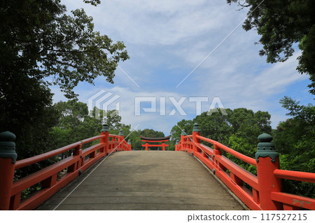 宇佐神宮新橋鳥居對面的景色 宇佐神宮新橋鳥居對面的景色 117527215