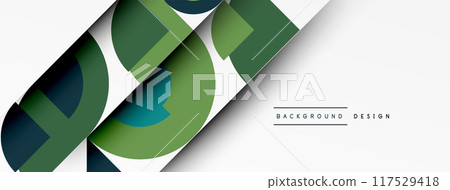 Modern geometrical abstract background - circles. Business or technology presentation design Modern geometrical abstract background - circles. Business or technology presentation design 117529418