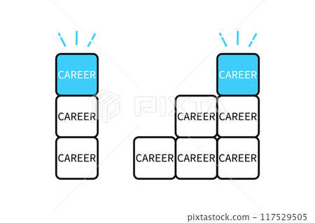 描繪職業發展的插圖 117529505