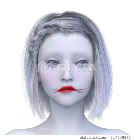 恐怖化妝女士 117529571