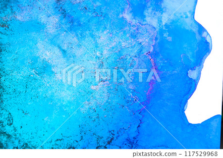 Watercolor-style background material Alcohol ink Watercolor-style background material Alcohol ink 117529968