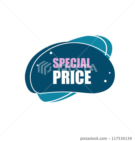 Free form banner design element. Free form banner design element. 117530139