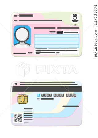 My Number Card (front and back) 117530671