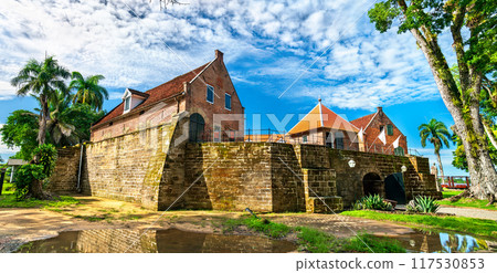 Fort Zeelandia in Paramaribo. UNESCO world heritage in Suriname 117530853