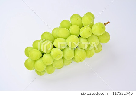 Shine Muscat, seedless grapes, grapes, fruit, grape. 117531749