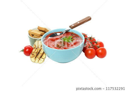 PNG, Tomato soup, isolated on white background 117532291