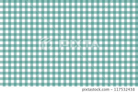 Green gingham background 117532438