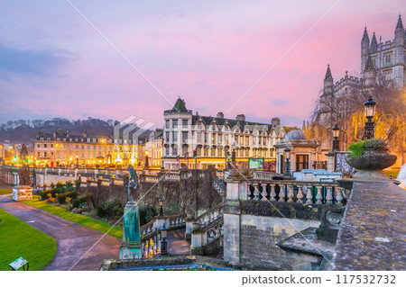 Old town city skyline in Bath England Old town city skyline in Bath England 117532732