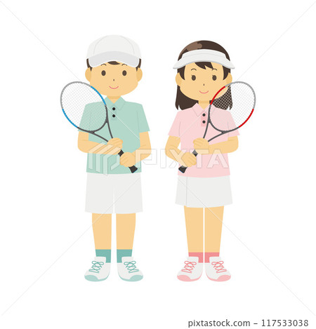 Tennis club illustration Tennis club illustration 117533038