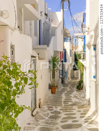 White houses in Mykonos 117533434