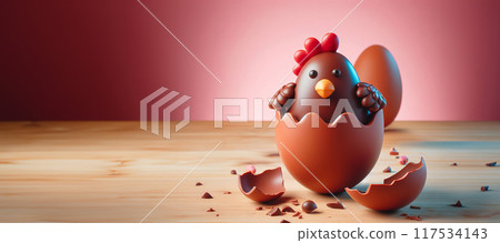 easter chocolate egg, festive celebration, elegant chicken figurine, meticulously decorated, playful design, vibrant color palette, springtime joy, holiday cheer, easter chocolate egg, festive celebration, elegant chicken figurine, meticulously decorated, playful design, vibrant color palette, springtime joy, holiday cheer, 117534143