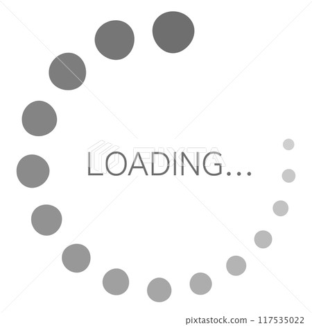 加載帶有文字的圓形徽標標記 加載帶有文字的圓形徽標標記 117535022