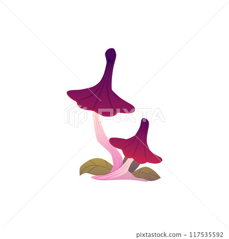 Colorful mushrooms vector illustration for games Colorful mushrooms vector illustration for games 117535592