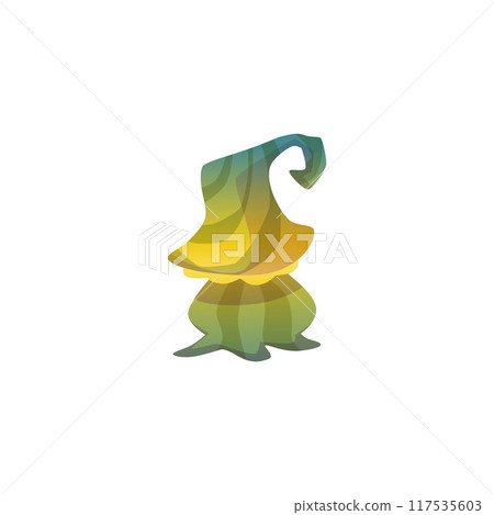 Whimsical mushroom vector illustration for games 117535603