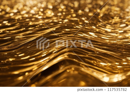 A creative and dynamic gold metal background that combines elements of nature and technology, with organic shapes and metallic accents that create a sense of balance and harmony. A creative and dynamic gold metal background that combines elements of nature and technology, with organic shapes and metallic accents that create a sense of balance and harmony. 117535782