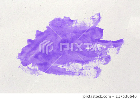 light purple watercolor user paintbrush with hand draw isolated on white art paper background. light purple watercolor user paintbrush with hand draw isolated on white art paper background. 117536646