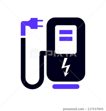 Transport flat icon, square shape 117537045