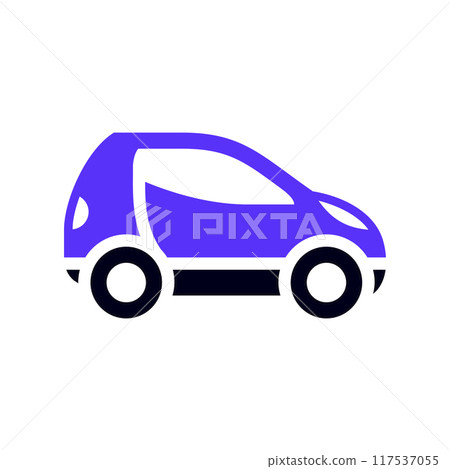 Transport flat icon, square shape 117537055