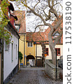 歐洲老城區的一條小巷 117538190