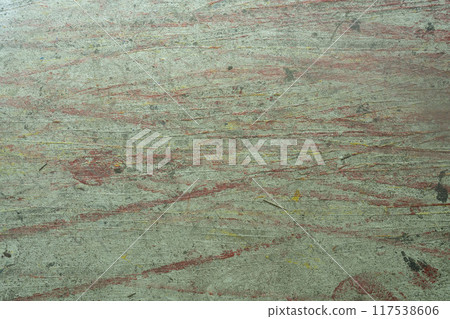 Dirty wall, spray graffitied concrete wall, splattered paint, sprayed spray 117538606
