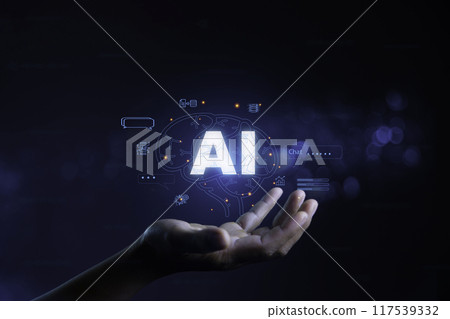 Ai tech, Ai data analysis and Management System for web 3.0 on Futuristic virtual screen. Search Engine Optimization-SEO concept. businessman show virtual graphic Global Internet networks With AI Ai tech, Ai data analysis and Management System for web 3.0 on Futuristic virtual screen. Search Engine Optimization-SEO concept. businessman show virtual graphic Global Internet networks With AI 117539332