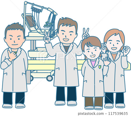clinical laboratory staff 117539635