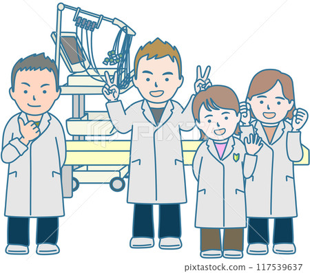 clinical laboratory staff 117539637