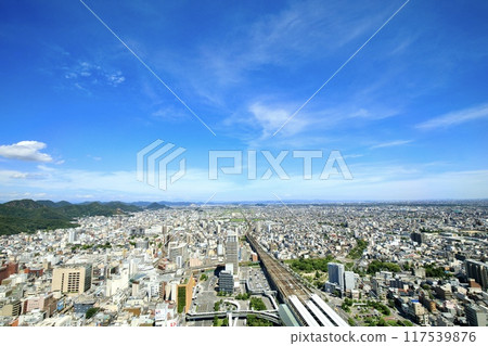 從岐阜市第43號樓頂層展望台看到的景色 117539876
