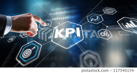Key Performance Indicator. KPI. Businessman offer KPI success conception Key Performance Indicator. KPI. Businessman offer KPI success conception 117540154