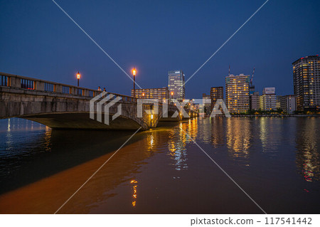 萬代橋的夜晚 117541442