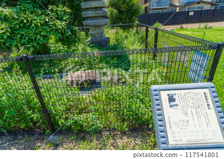 Foundation stone of Nagaokakyo ruins, Muko City, Kyoto Prefecture 117541801
