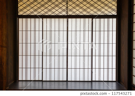 [Important Preservation District for Groups of Traditional Buildings] Tondabayashi Jinaimachi, Former Sugiyama Family Residence, Shoin Study Room in the Inner Room, Tondabayashi City, Osaka Prefecture 117543271