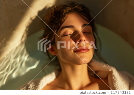 Serene Spa Oasis: Morning Glow Serene Spa Oasis: Morning Glow 117543381