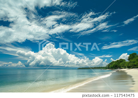 The Essence of Jimbaran: Realistic Beach View 117543475