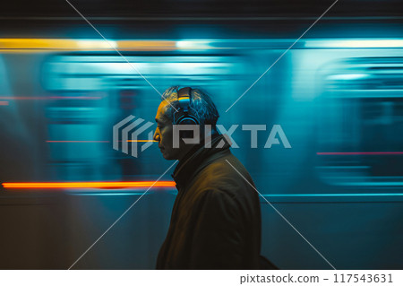 Soundtrack of the City Night: A Lone Figure Soundtrack of the City Night: A Lone Figure 117543631