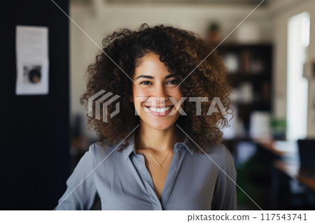 Friendly Expertise: Hispanic Psychologist in Office 117543741
