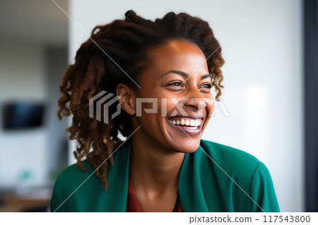 Charming Caribbean Psychologist with Professional Demeanor Charming Caribbean Psychologist with Professional Demeanor 117543800