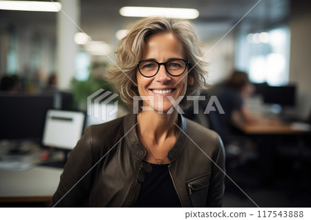 Warm and Approachable: Senior Psychologist in a Well-Appointed Office Warm and Approachable: Senior Psychologist in a Well-Appointed Office 117543888