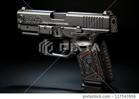 Glock Weaponry in Shadowed Setting Glock Weaponry in Shadowed Setting 117543956