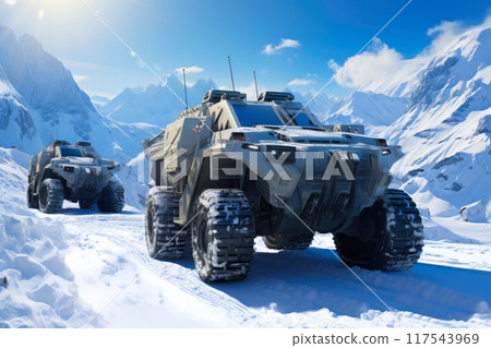 Cutting-Edge Snow-Ready Military Vehicles 117543969