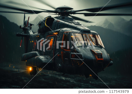 Dystopian Sky Sentinel: Advanced Military Aircraft Dystopian Sky Sentinel: Advanced Military Aircraft 117543979