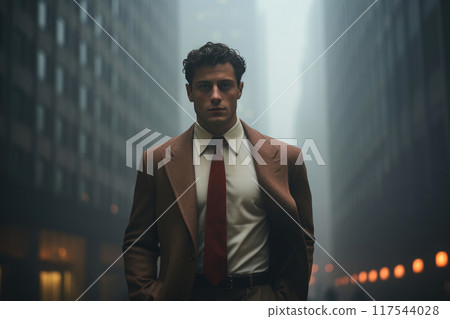 Retro Fashion in Midtown Manhattan 117544028