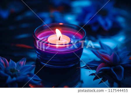 Intimate Elegance: Candlelit Midnight Macro Intimate Elegance: Candlelit Midnight Macro 117544455