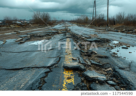 Catastrophic Collapse: Ruined Urban Artery 117544590