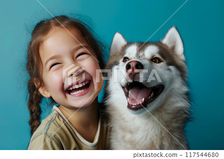 Smiles and Siberians: Happy Bonds in Teal Smiles and Siberians: Happy Bonds in Teal 117544680