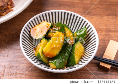 Cucumbers with Gochujang Cucumbers with Gochujang 117545325