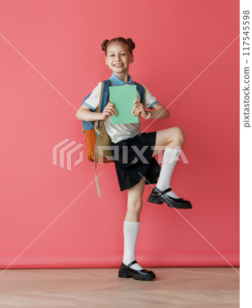 girl is ready to back to school girl is ready to back to school 117545598